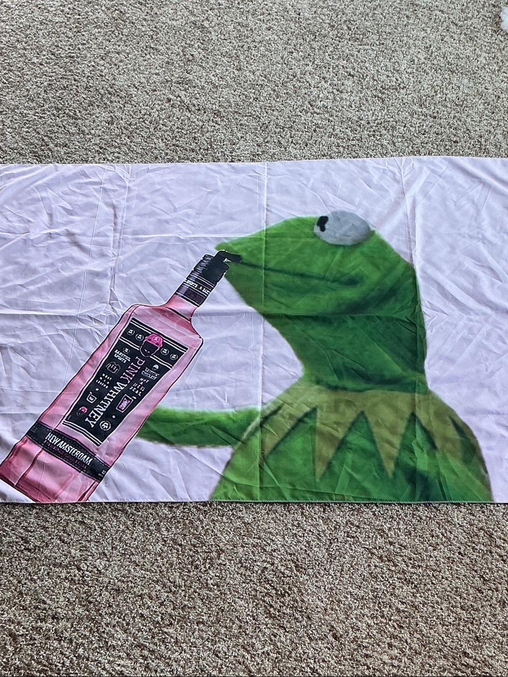 Kermit Pink Whitney tapestry